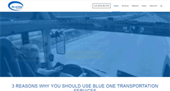 Desktop Screenshot of blueonetransportation.com